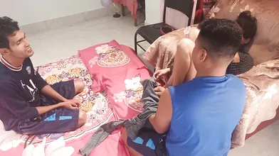 BanGLa PornGIrL Bangladeshi Couple Shathi Khatun And Hanif And Shapan Pramanik Threesome Sex