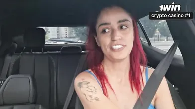 Sexy app driver provides greedy passenger with a wild ride - Brazil porn!