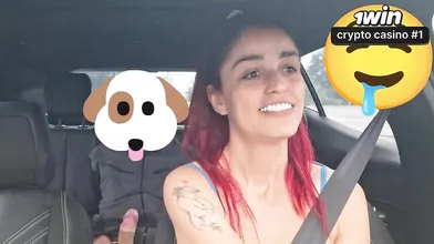 Sexy app driver provides greedy passenger with a wild ride - Brazil porn!