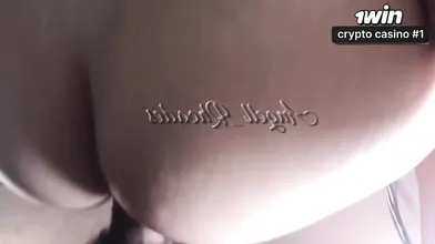 Horny very first thing in the morning she sat on the rod and got milk