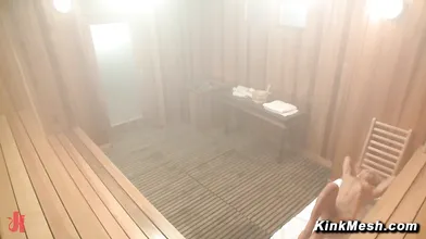 Thrilling Threesome With Holly Hanna Krissy Lynn And Nickey Huntsman in The Sauna