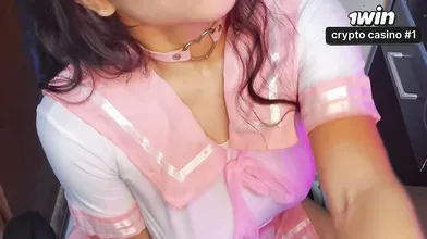 POV - I "borrowed" my classmate's cock, so yam-sized for my tight ???????? pussy