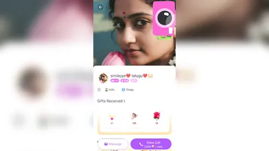 Smiley telugu chamet nude show