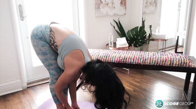 Jadan Puts The Hot In Hot Yoga - Jadan Snow
