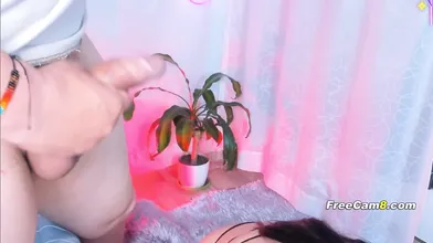 Horny xxx Girl Slobbers All Over Hard Cock