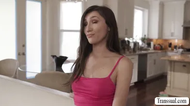 Bored with cock and switch into strap on