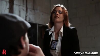 Krissy Lynn Bondage Whore Fucked by Xander Corvus in Intense Agent Roleplay Scene