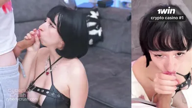 Hot Alt gal made me cheat and creampie for Halloween ritual - XXX!!