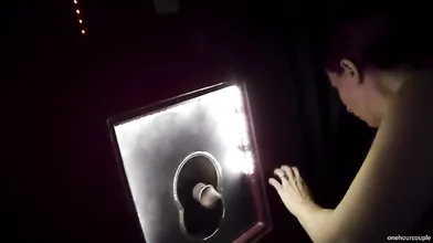 Hotwife Fucks 2 BBCs Back No Condom At Gloryhole