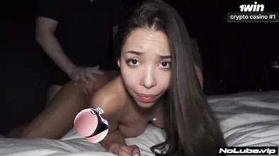 Born To Be A Slut - She Wasn't Ready For This - amateur homemade tart romp drill