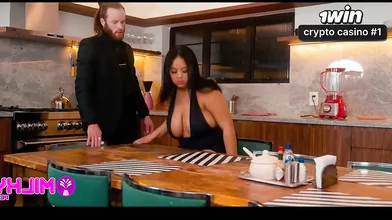 Busty milf gets ravaged without a condom by her husband's best friend