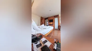 Jaslin kaur dare FK with Hotel staff