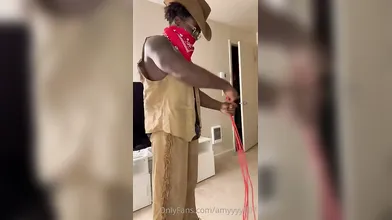 Gorgeous Blonde Teen Cowgirl Showing Off Her BBC Riding Skills