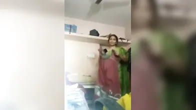Gouthami Reddy Manthena hot green saree removing blouse & bra nude boobs & pussy