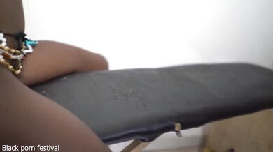 Afro Solo Masturbation