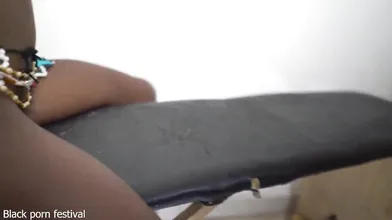 Afro Solo Masturbation