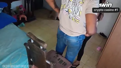 Fucking my neighbor who has a handsome face