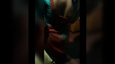 Desi wife saree change