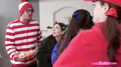 Slutty Trio Gets Caught Stealing Candy Then Gets Fucked