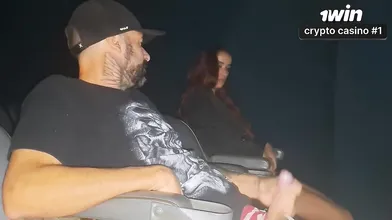 Cuckold takes wife to porn cinema for the very first time!