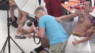 14 Cocks + 2 Sluts = Gangbang/DP Orgy!