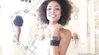 Black Luna's Gaping Interracial Anal