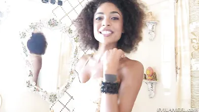 Black Luna's Gaping Interracial Anal