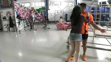 Spectacular Jugs Creamed In Anal 3-Way