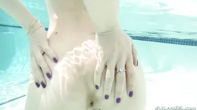 Tiny Angel's Poolside Summer Sodomy