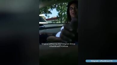 Flash Big Dick For Aunt In Car Ride