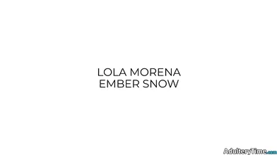 Transsexual Lola Morena Fucks Female Ember Snow In Ass