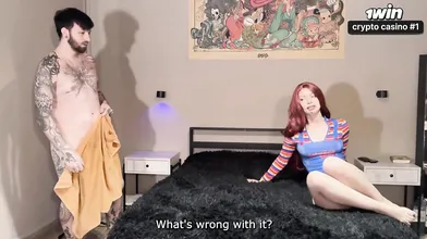 Step dads creampie Halloween party! Hottest XXX porn, giant cock.