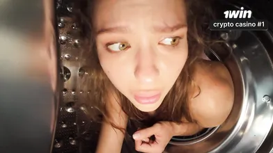 POV rectal with stepsister creampie - splashing climax and tight ass! First time