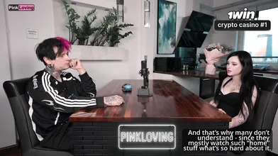 Pinkloving couple podcast with exclusive, bare 18-25 year-old fledgling tarts an