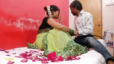 First Night Sex With Real Indian Wife Kamini Bhabhi
