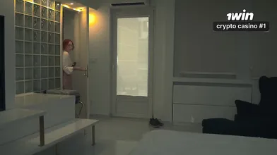 Hotel room Creampie Shock! Step mom shares bed with step son. Hottest XXX porn w