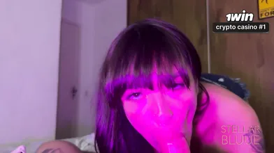 THE BRAZILIAN GIRL WITH BIG BOOBS GAVE ME THE HOTTEST XXX BLOWJOB AND MADE ME CU