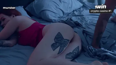 Step mom shares sofa with step friend after fight - pure taboo family desire spu