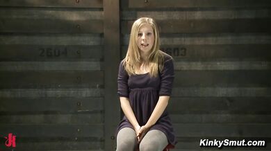 Chastity Lynn finds purpose in slave training with The Pope intense rope discipline