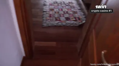 Milk PTM on single dame poked at Airbnb - super-steamy XXX!