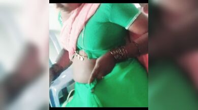 Sarada aunty saree change