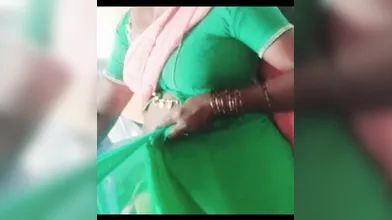 Sarada aunty saree change