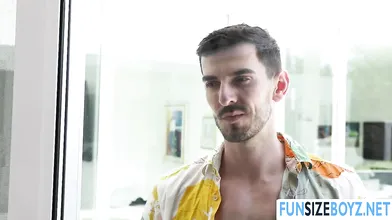Joining my friend on fucking this Teen Gay renter