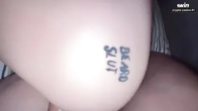 Spread my flawless rosy cunny for a creampie, my amateur platinum-blonde babe.