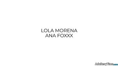 Female Ebony Boss Ana Foxxx Sucks Her Trans Employee Lola Morenas Cock