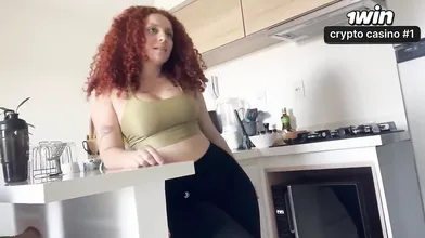 Hot redhead comes home utter of zeal and is pleased by her spouse until she gets