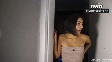 Hot roleplay with stepsister finishes in vaginal sex, primed for beginner's sexu