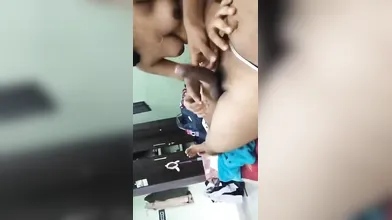Tamil wife sucking on husband friend