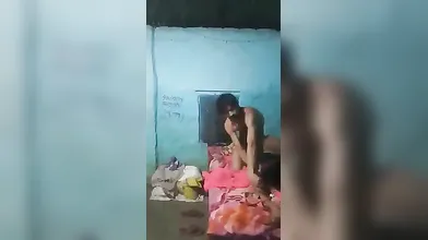 Desi Slim Village Wife Hard Fucking With Husband At Night