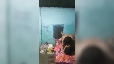 Desi Slim Village Wife Hard Fucking With Husband At Night